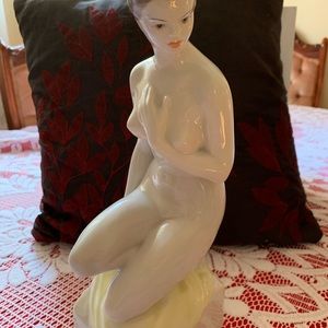 Traditional Hungarian ceramics. About 10 cm tall and is Hollohaza